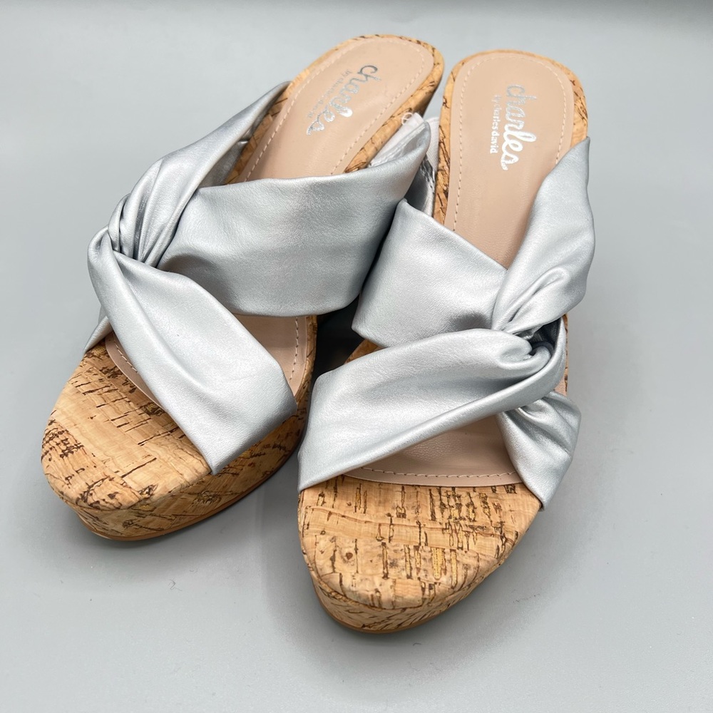 Charles David Cork Wedge Sandal: Lyric